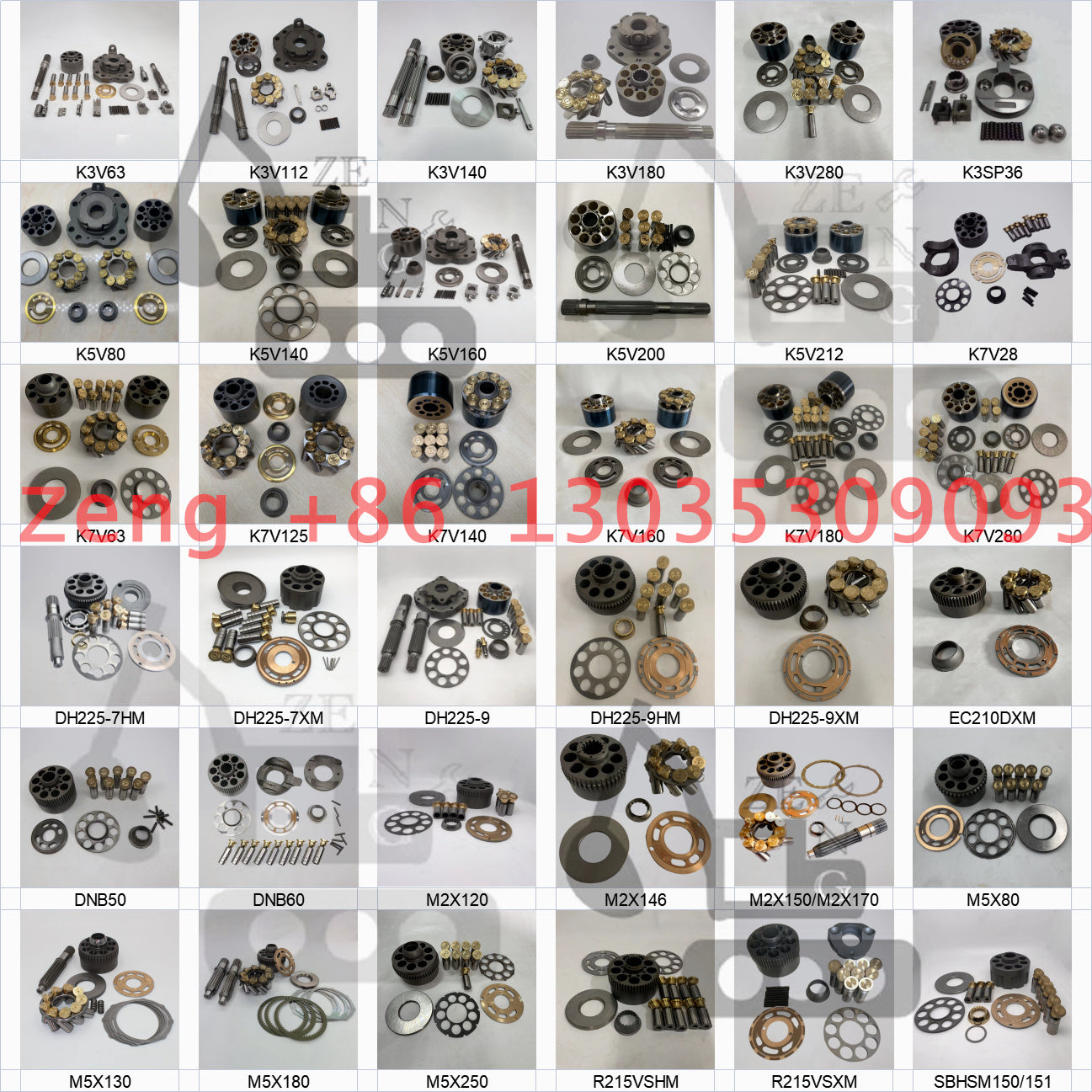 KAWASAKI K3SP30 K3SP36 K3V63 K3V112 K3V140 K3V180 K3V280 K3VL28 K3VL45 K3VL80 K5V80 K5V140 K5V160 K5V200 K5V212 K7V28 K7V63 K7V125 K7V140 K7V160 K7V180 K7V280 HYDRAULIC PUMP PARTS