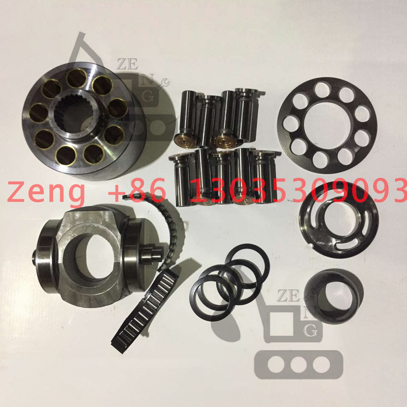 SH120 hydraulic pump parts