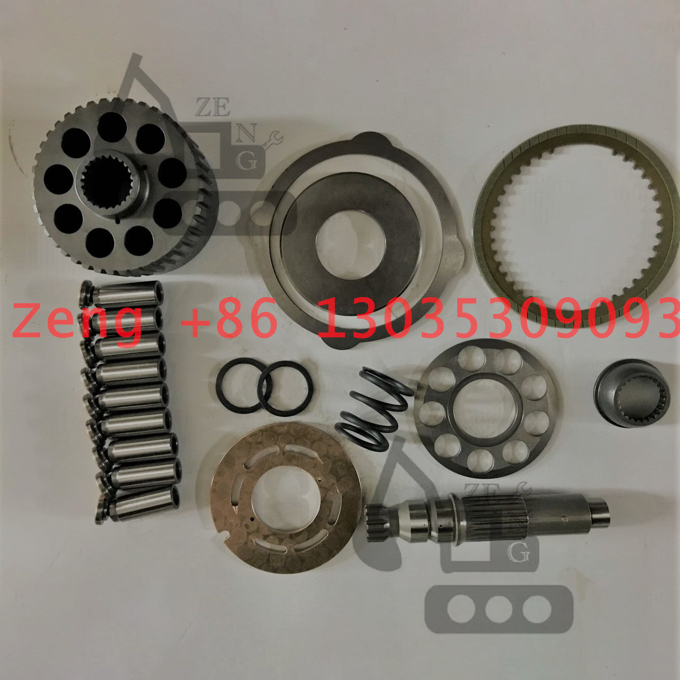 YC85 final drive motor parts