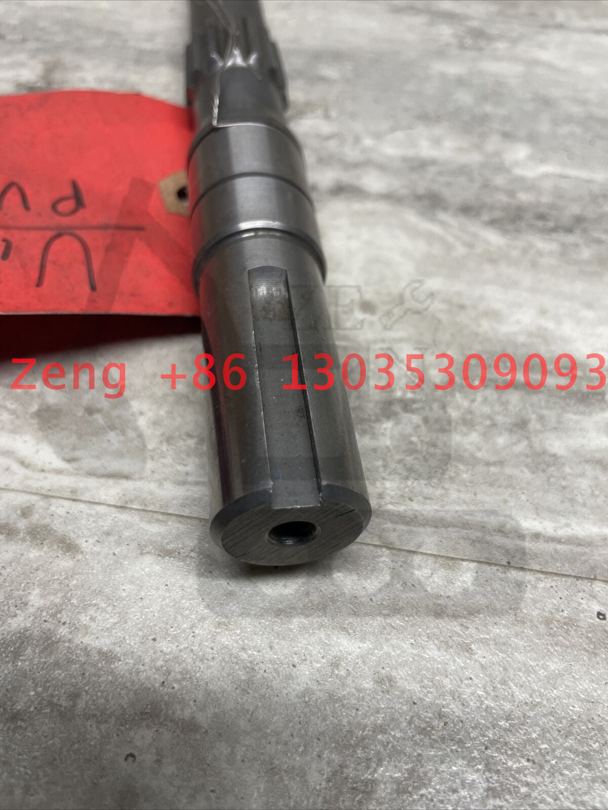 Vickers PVE12 hydraulic pump drive shaft