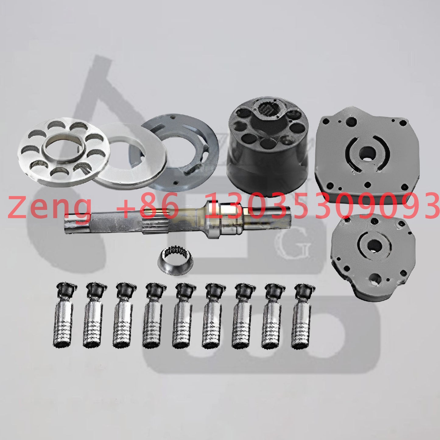 Vickers PVBQ15 hydraulic pump valve plate