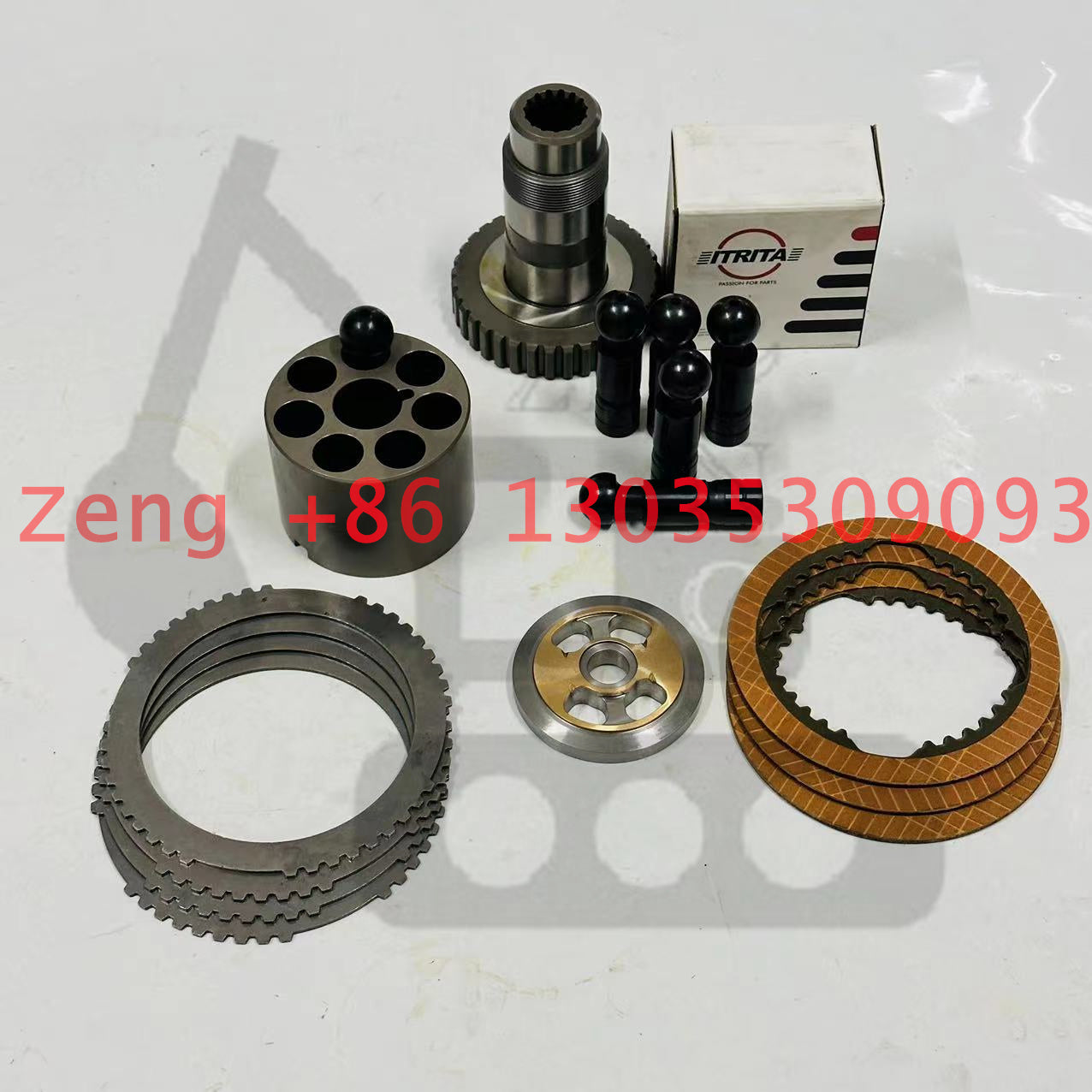 Hitachi hydraulic final drive travel motor rotary group and spare parts
