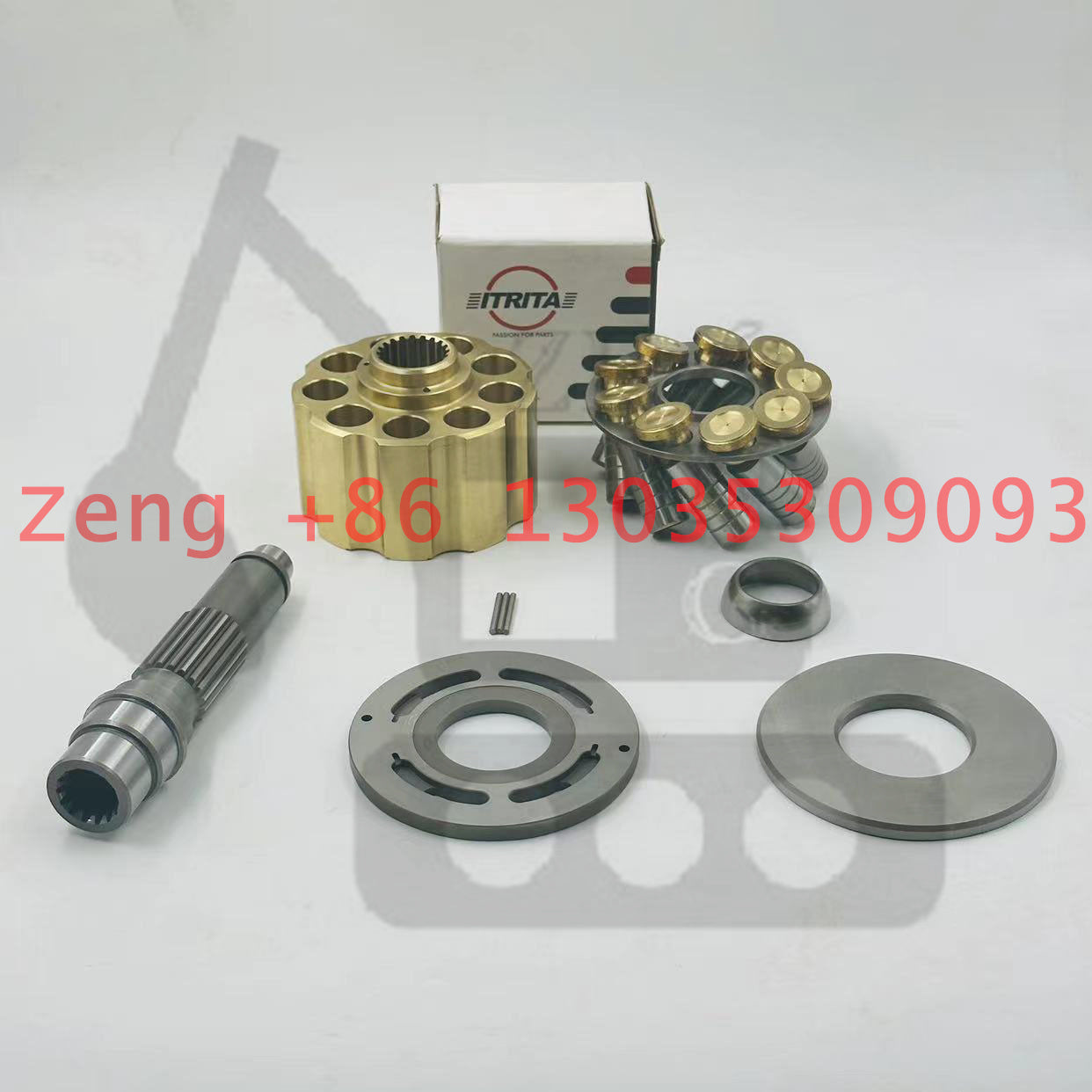 Nabtesco hydraulic final drive travel motor rotary group and spare parts