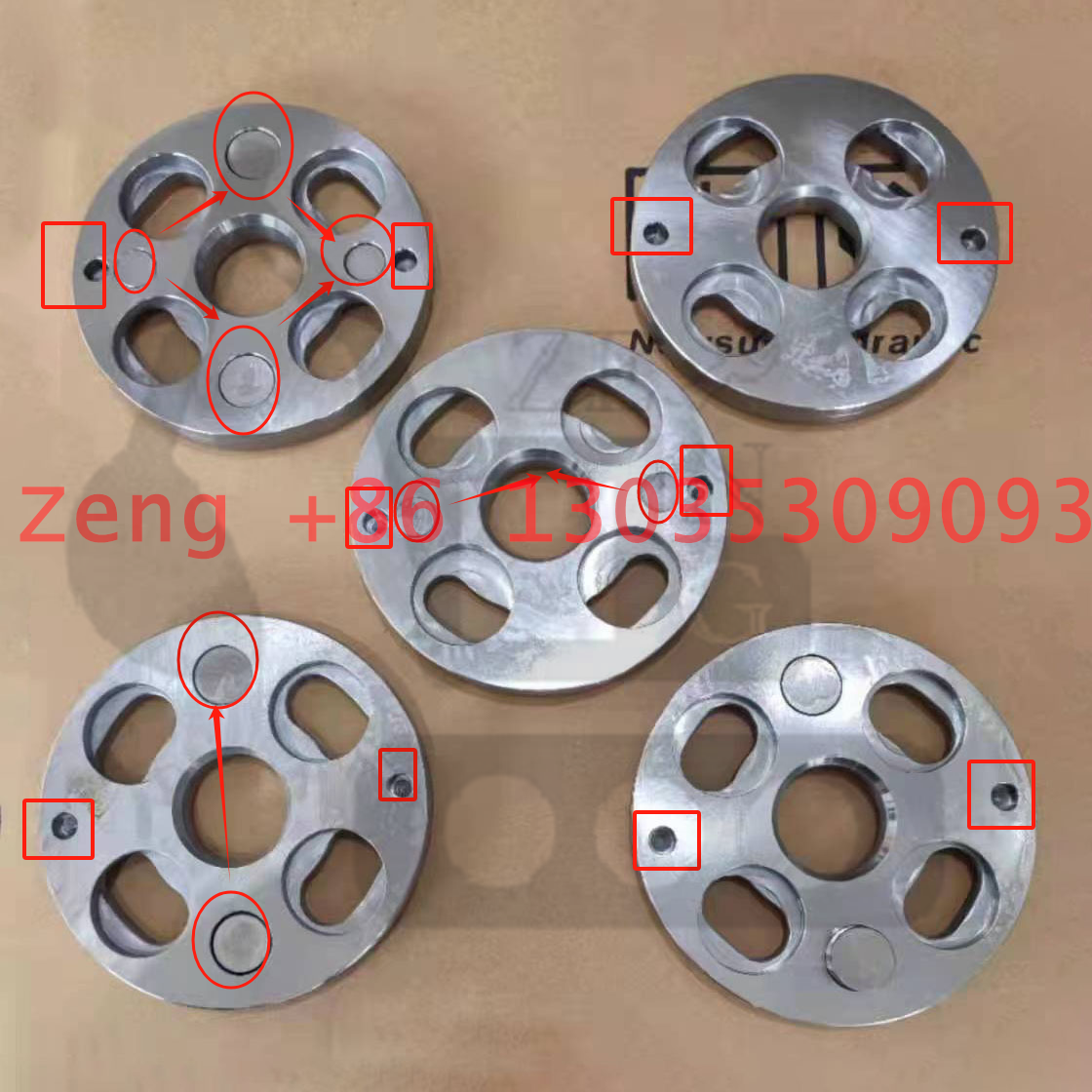 SG08 swing motor valve plate balance plate