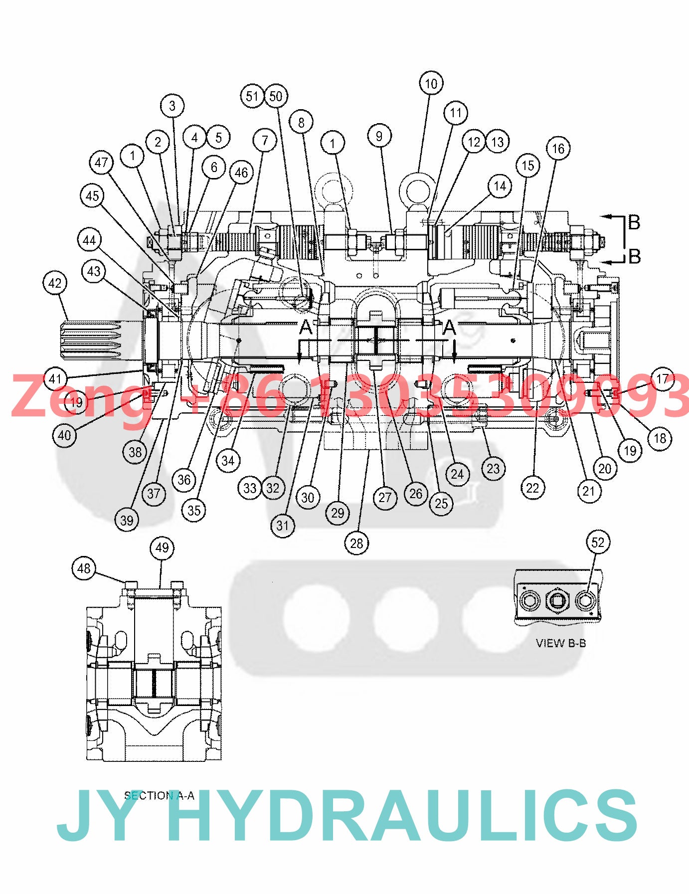 Caterpillar CAT336 CAT340 CAT345 CAt345GC hydraulic pump rotary group