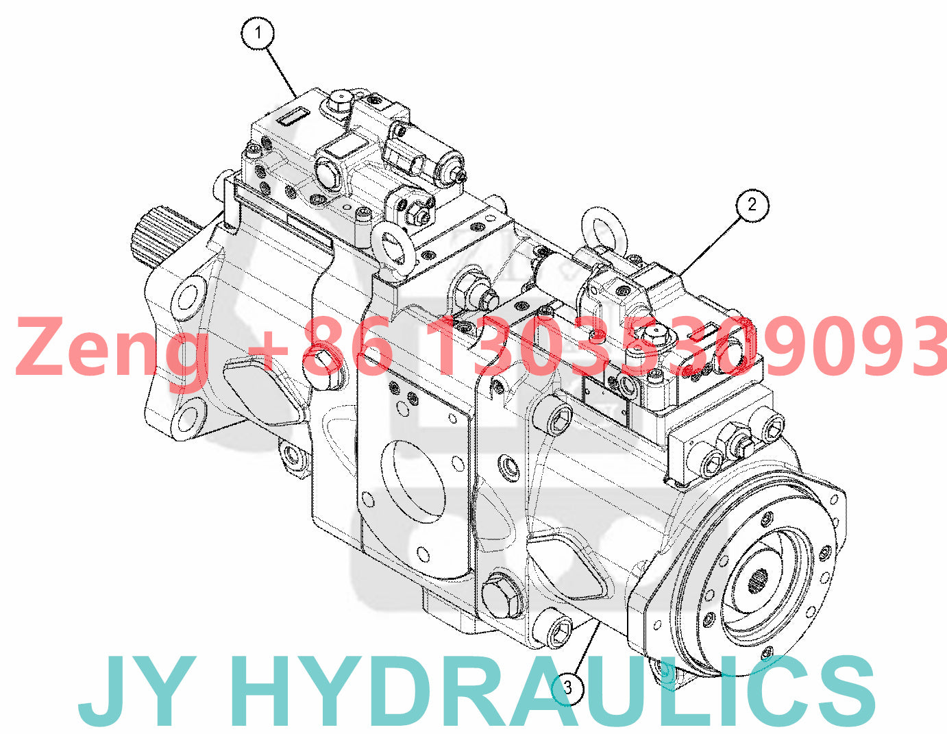 Caterpillar CAT336 CAT340 CAT345 CAT345GC excavator 505-0526 550-4341 551-1118 hydraulic pump rotary group