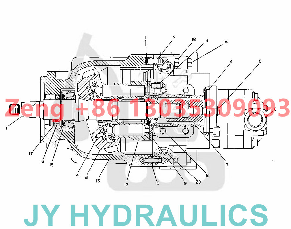 CATERPILLAR CAT120G MOTOR GRADER 9T-1416 HYDRAULIC PISTON PUMP PARTS