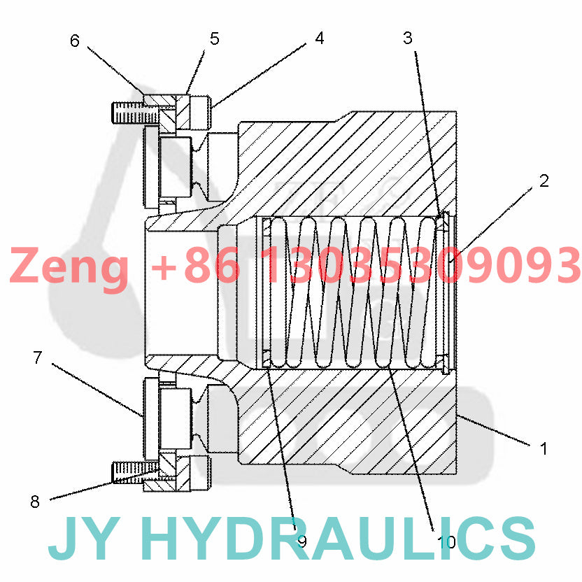 CATERPILLAR CAT12G CAT140G MOTOR GRADER 124-3027 HYDRAULIC PISTON PUMP ROTARY GROUP AND SPARE PARTS