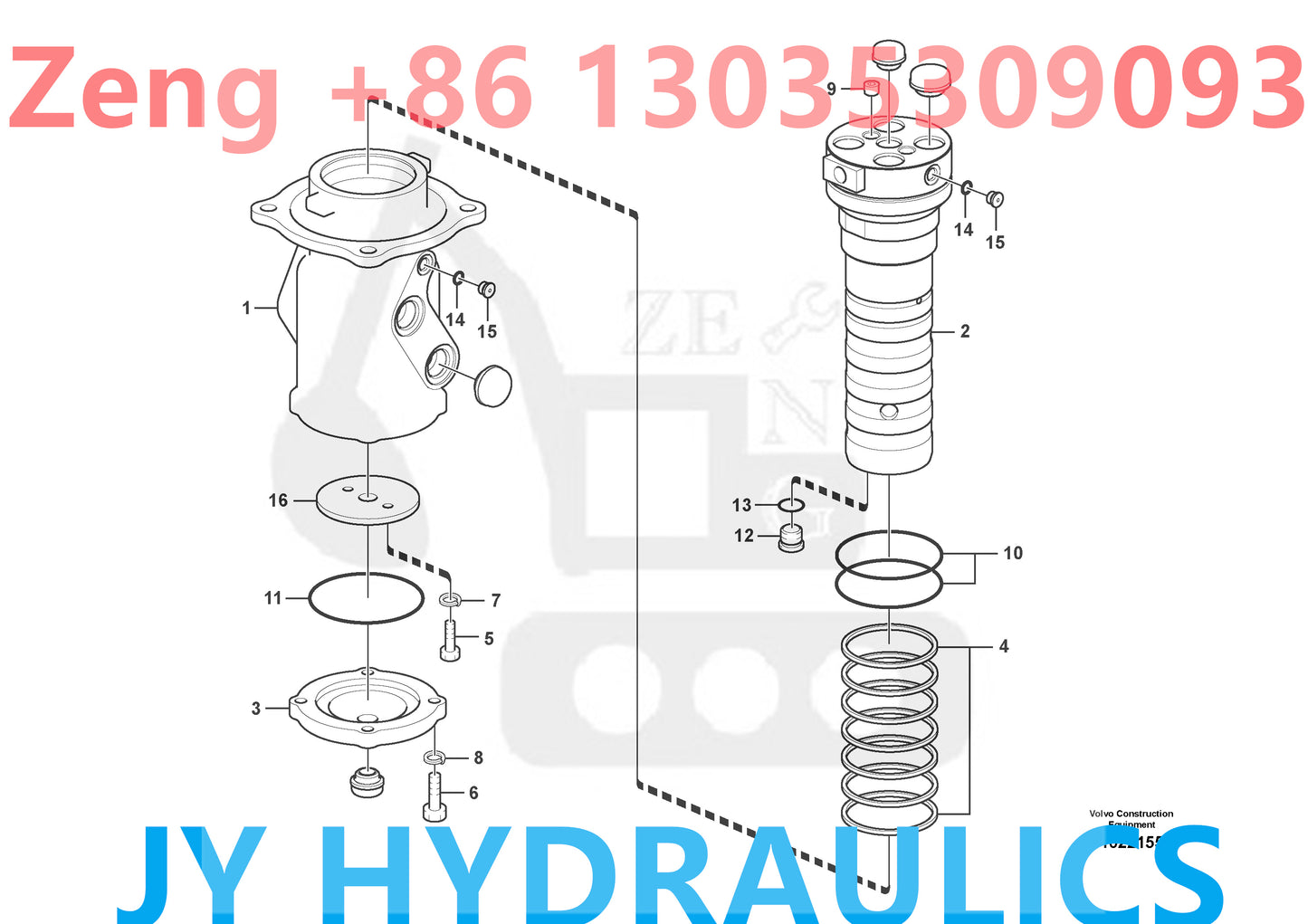 VOLVO TURNING JOINT VOE14534535