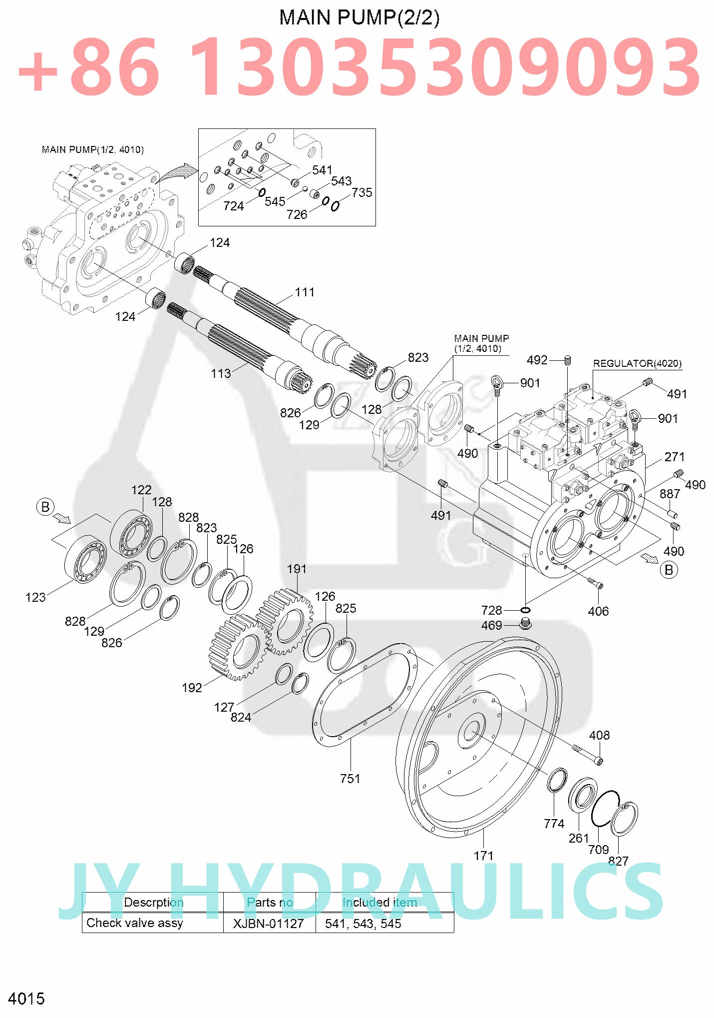 HYUNDAI R210NLC-7A EXCAVATOR 31N6-17010 HYDRAULIC PUMP PARTS