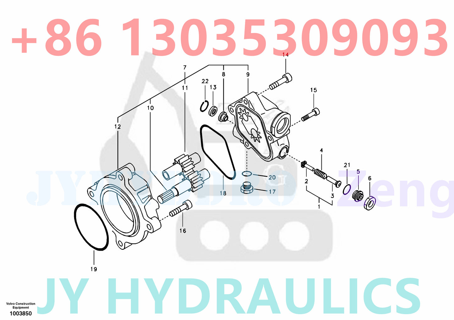 VOLVO SA8230-08830 HEAVY GEAR PUMP