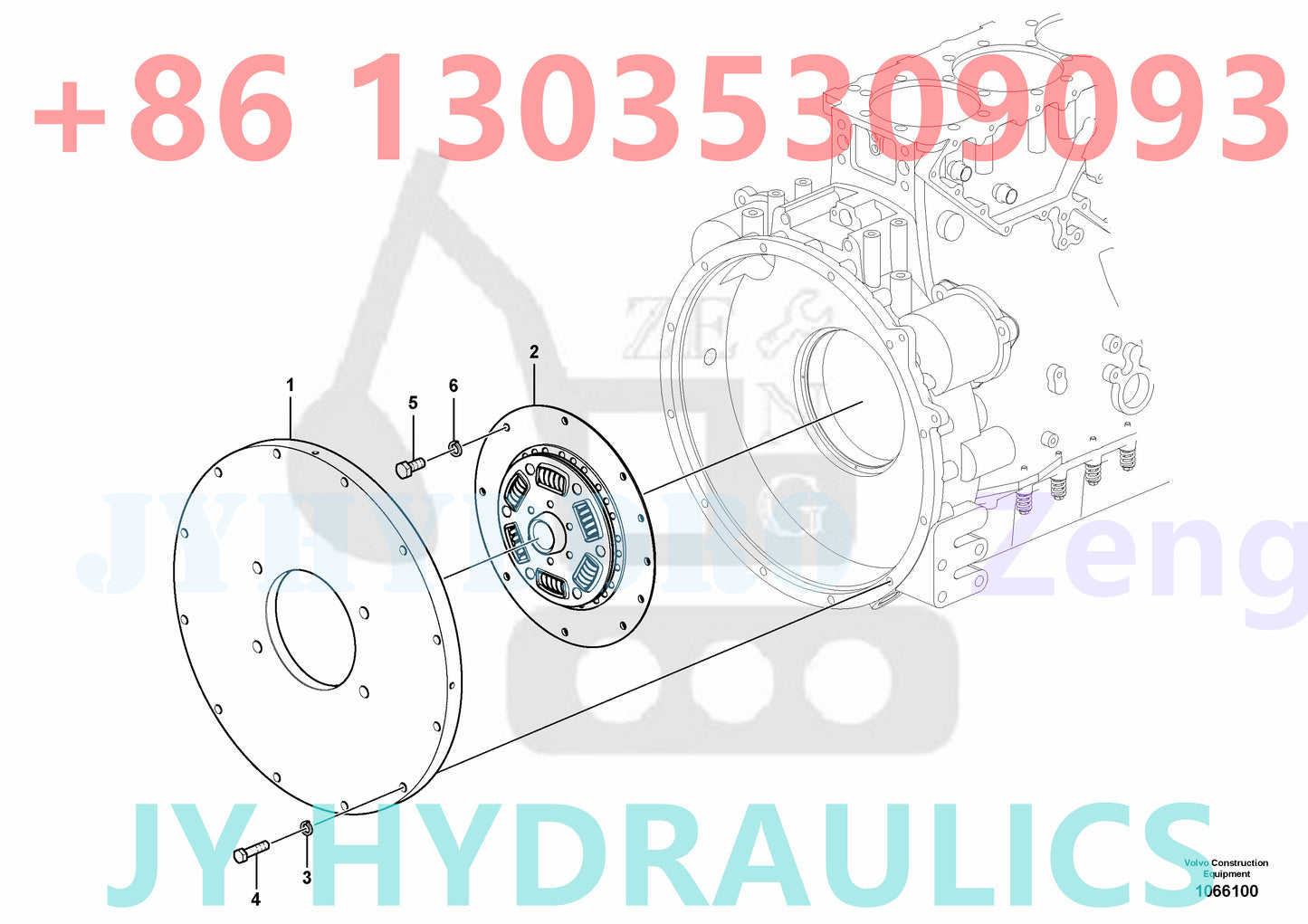 VOLVO EC340D EC360C EC360CHR EC380D EC380DHR EXCAVATOR VOE14616199 VOE14638307 HEARVY MAIN PUMP PARTS