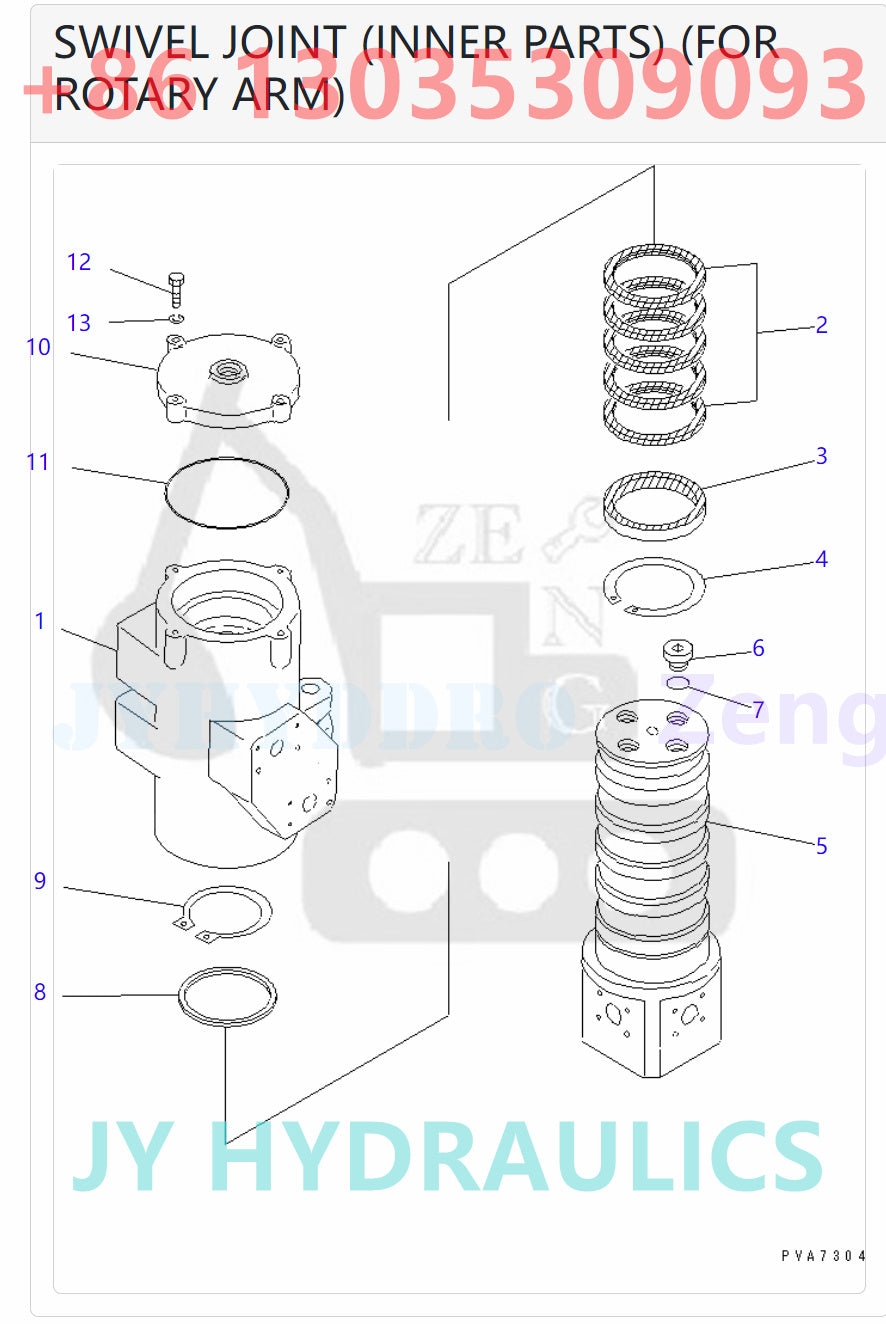 KOMATSU 703-09-31622 SWIVEL JOINT ASSY