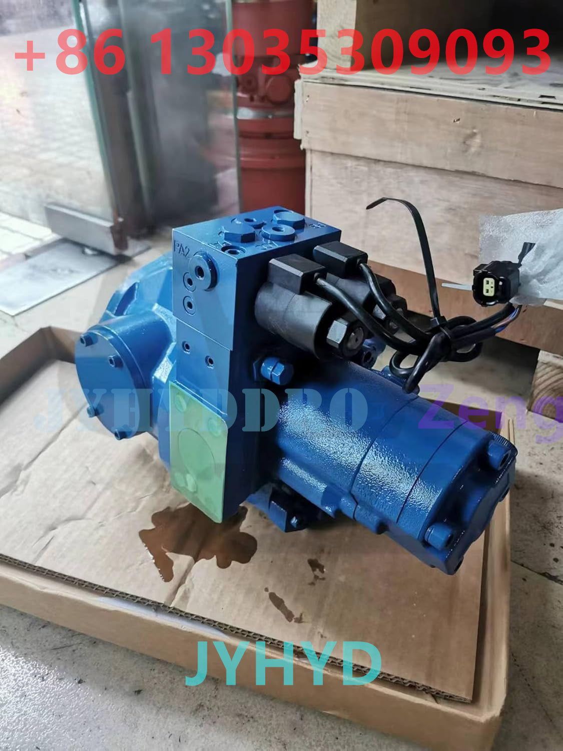 DOOSAN DX60R EXCAVATOR HYDRAULIC PUMP WITH VALVE