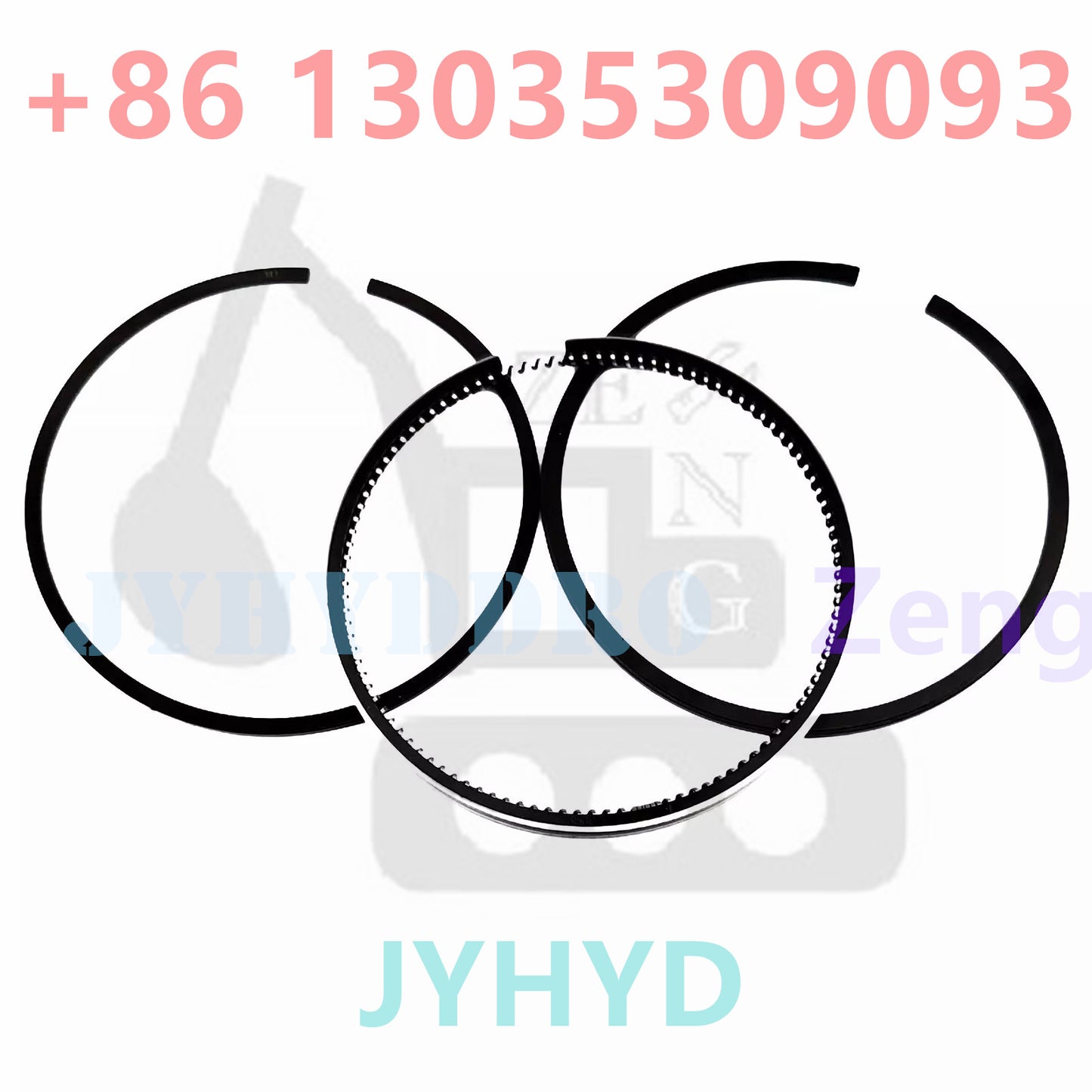 Piston Ring ME997318 3.0Hx2.0x4.0mm for Mitsubishi 4D32 3.6L Engine