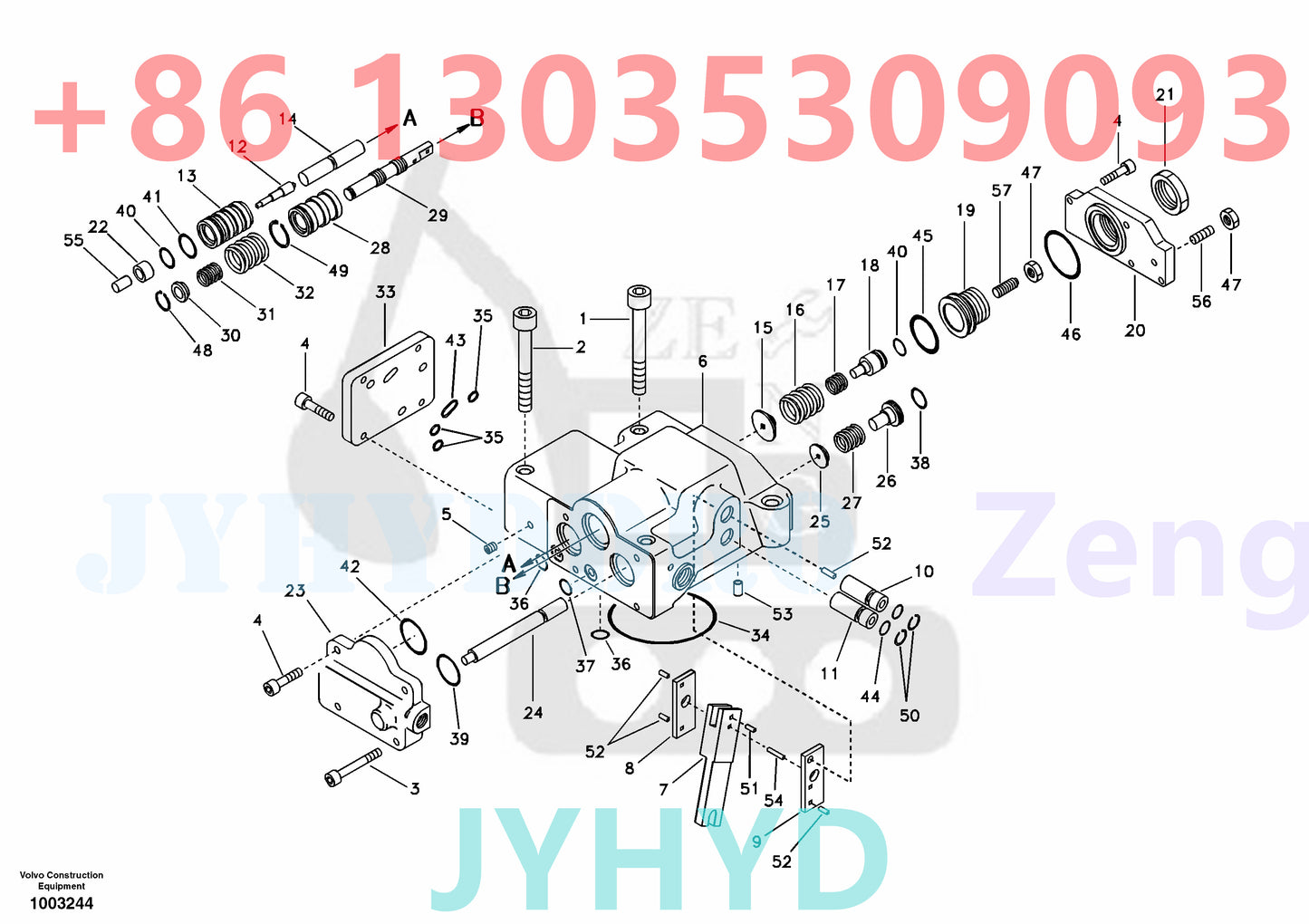 VOLVO EC240B EXCAVATOR VOE14535424 REGULATOR
