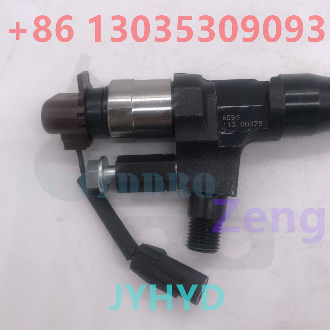 KOBELCO SK350-8 EXCAVATOR J08E ENGINE 6593 11S 00078 INJECTOR