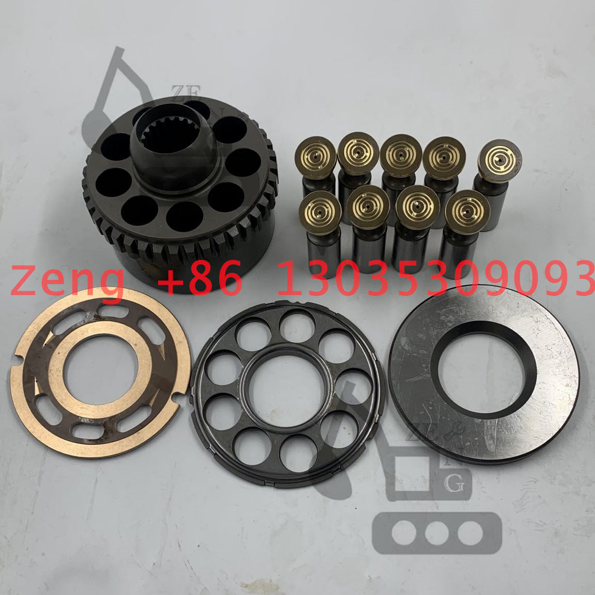 CAT312D2L M5X80 swing motor piston shoe
