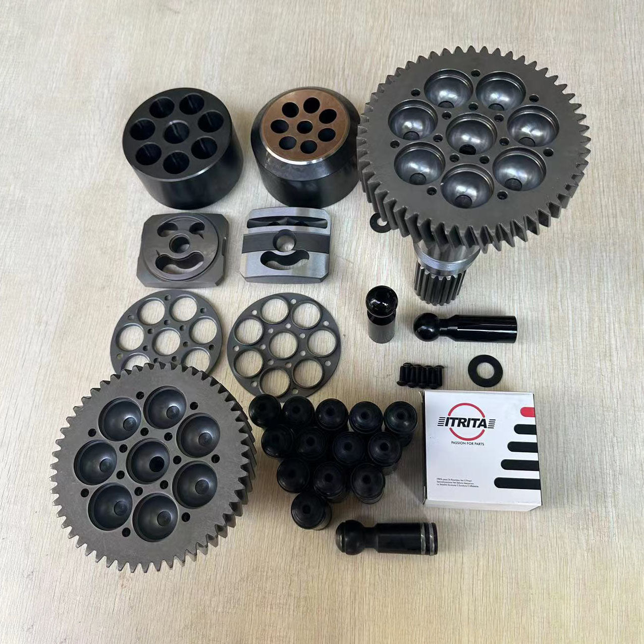 Rexroth A7VO107 hydraulic axial variable fixed piston pump rotary group and spare parts for Caterpillar CAT320B excavator