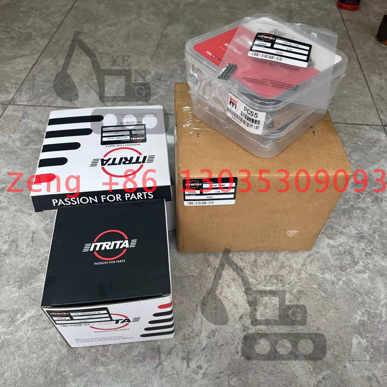PC55 hydraulic pump parts