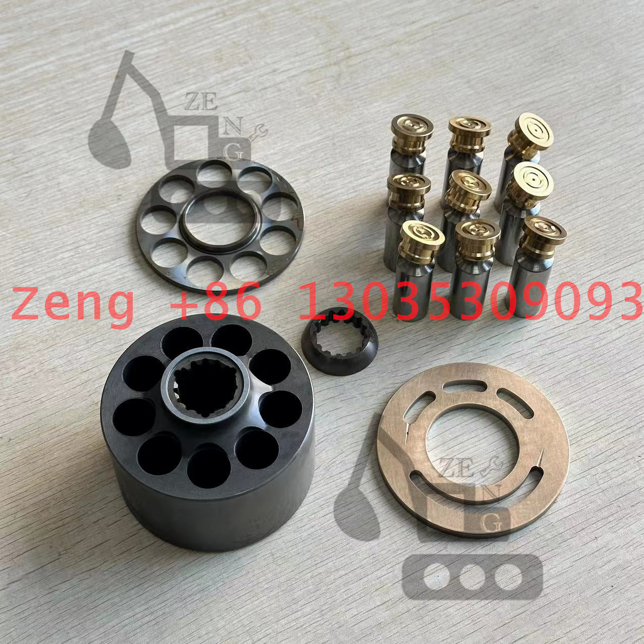 Rexroth A10VNO41 hydraulic pump rotory group and spare parts for Caterpillar CAT345D CAT349D CAT350