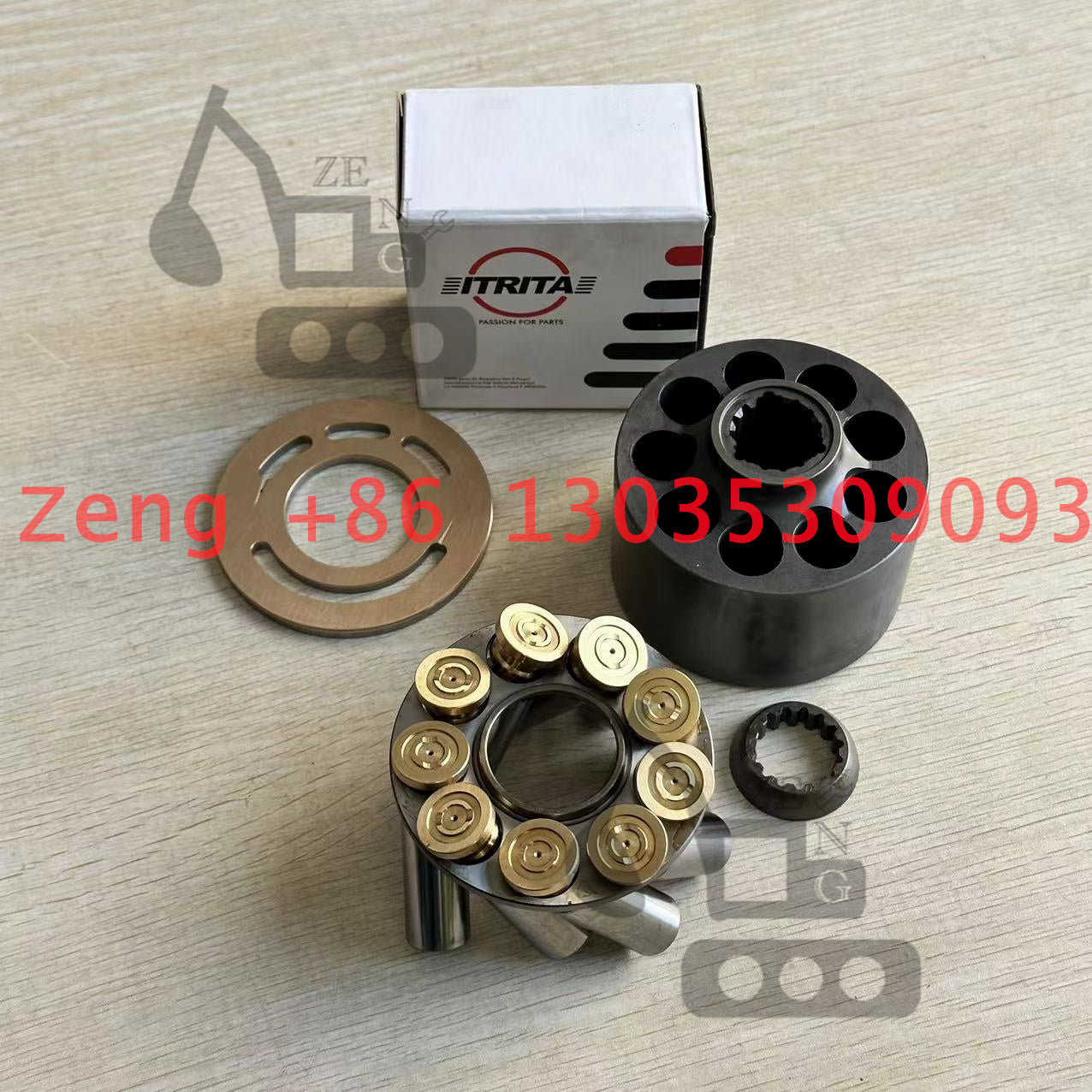 Rexroth A10VNO41 hydraulic pump rotory group and spare parts for Caterpillar CAT345D CAT349D CAT350