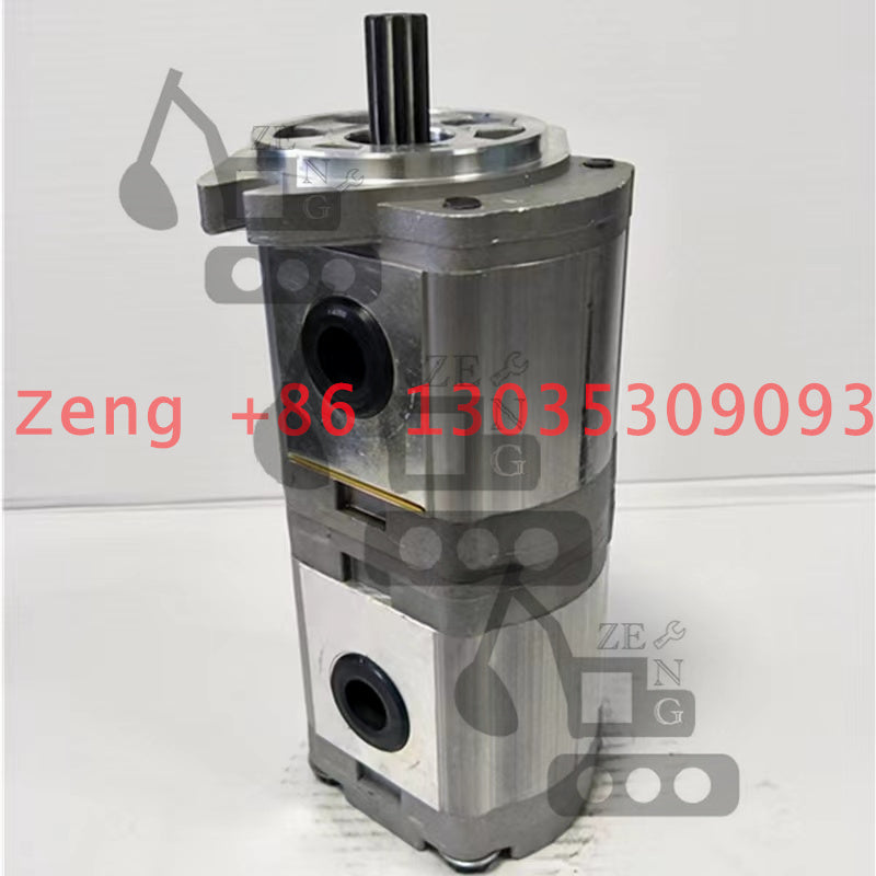 EX200-5 hydraulic pump two stage gear pump pilot pump