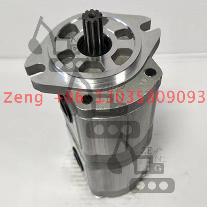 EX200-5 hydraulic pump two stage gear pump pilot pump