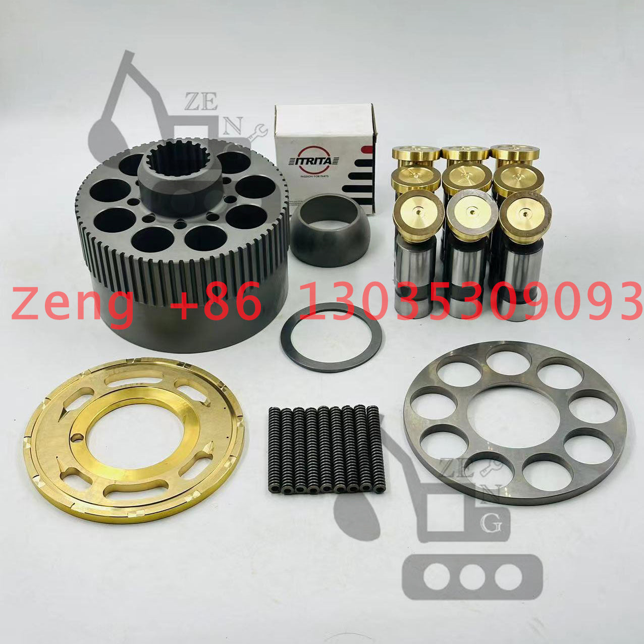 Nabtesco M3V270 final drive rotary group and spare parts