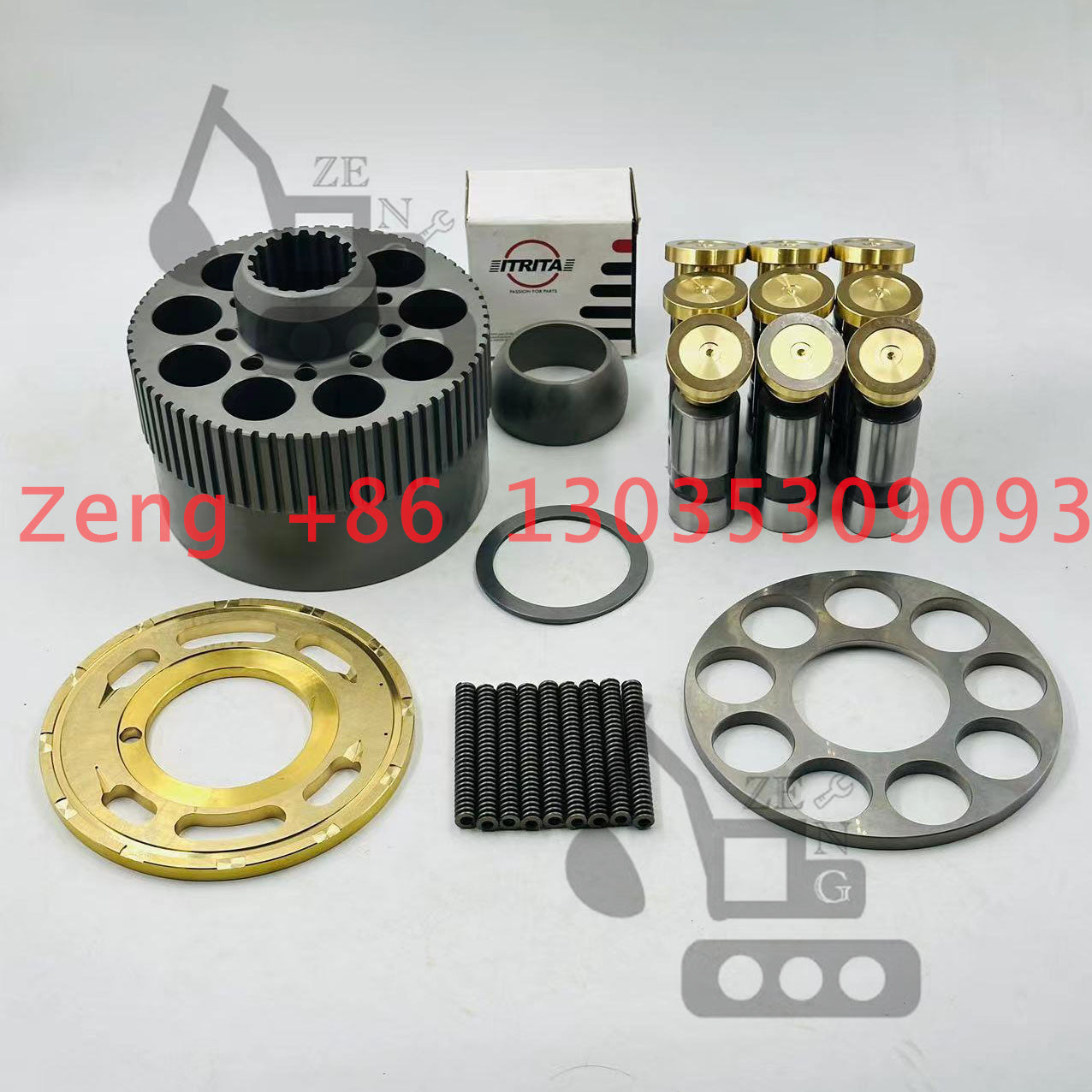 Nabtesco GM70VA GM70VC M3V270 travel motor valve plate