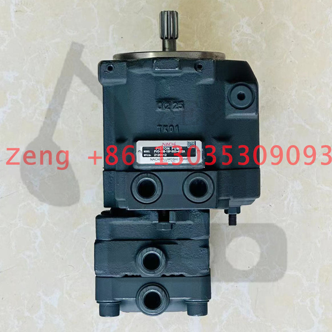 Nachi original PVD-00B-15P-5G3 hydraulic axial piston pump made in Japan