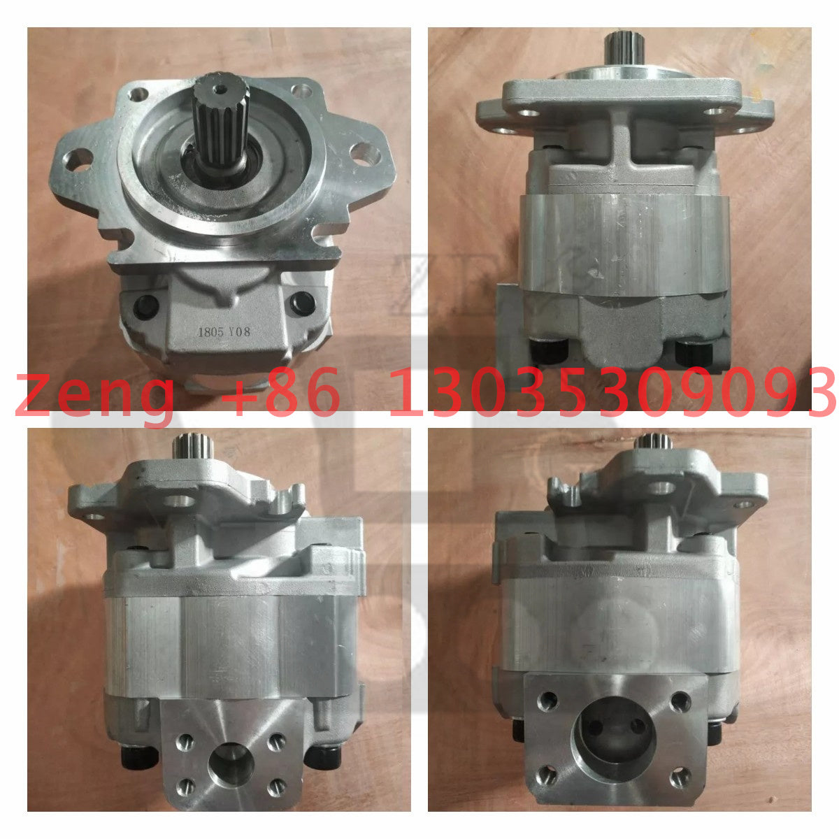Komatsu wheel loader 558 WA500-1 WA500-1L WA500-3 WA500-3L WD500-3 WF550-3D WF550T-3D WS23S-2A 705-12-38010 hydraulic pump gear pump