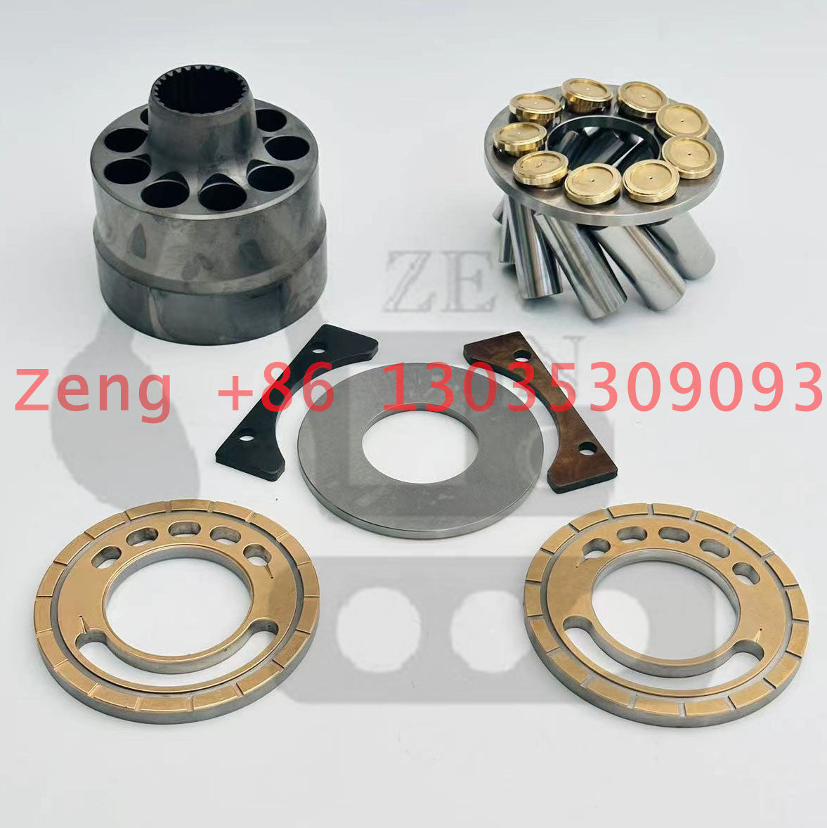 Caterpillar CAT12G motor grader hydraulic variable fixed piston pump cylinder block rotor barrel