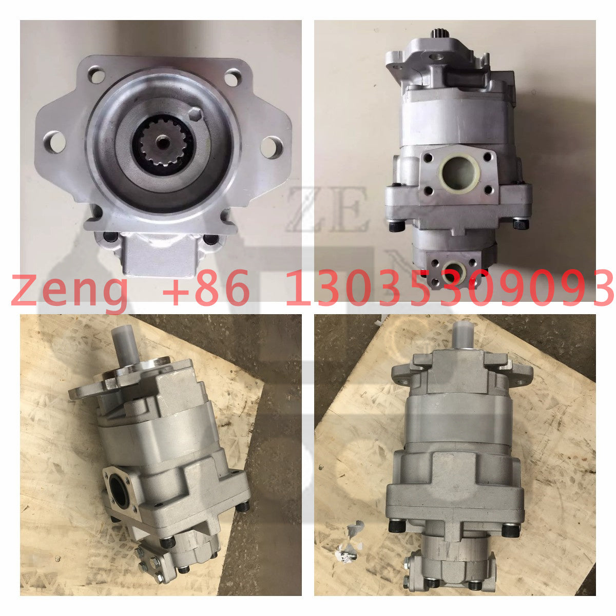 komatsu wheel loader 558 705-52-30260 WA500-1 hydraulic pump gear pump