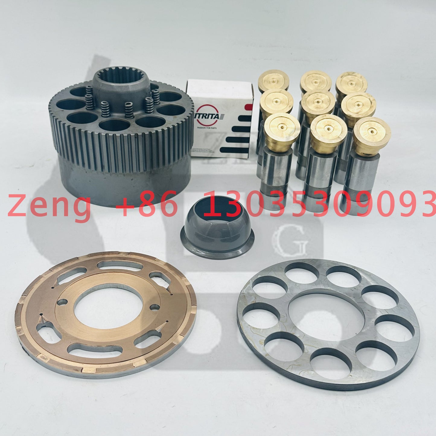 Nabetesco M4V290 19T hydraulic final drive travel motor rotory group and spare parts for Hyundai R260 R300 R330 R320LC-9 R330LC-9A R330LC-9S R330LC-9SH excavator