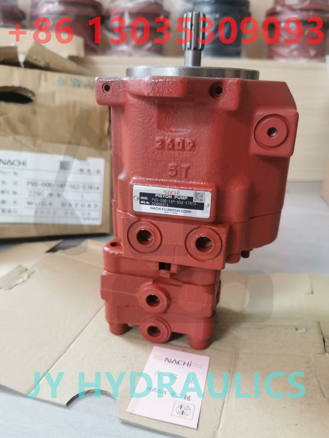 NACHI PVD-00B-14P HYDRAULIC PUMP