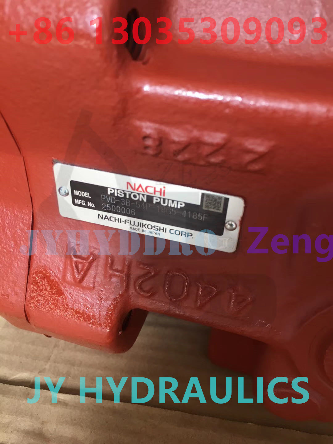 NACHI ORIGINAL PVD-3B-54P HYDRAULIC PUMP