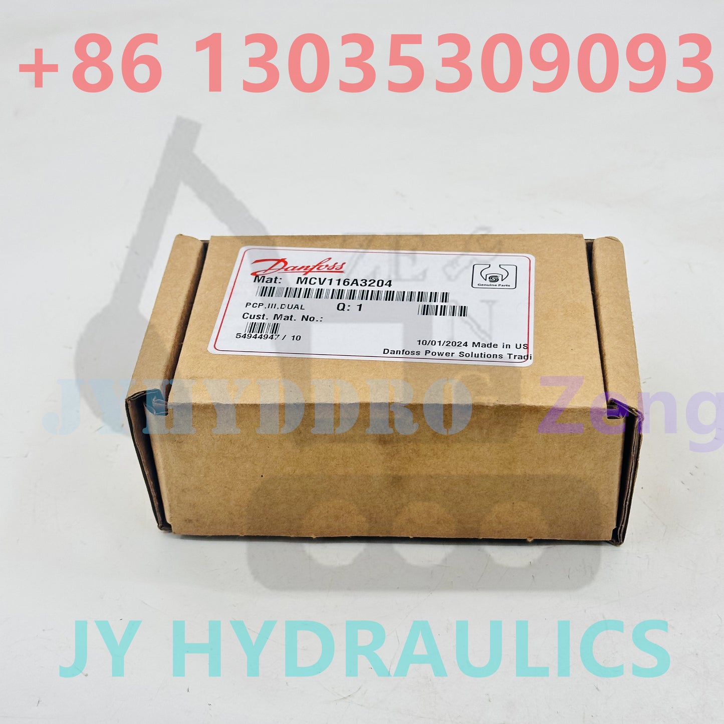 SAUER DANFOSS MCV116A3204 Pressure Control Pilot (PCP)