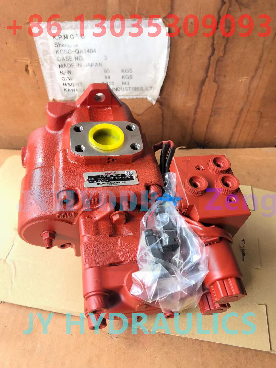 NACHI ORIGINAL PVD-0B-16BP HYDRAULIC PUMP