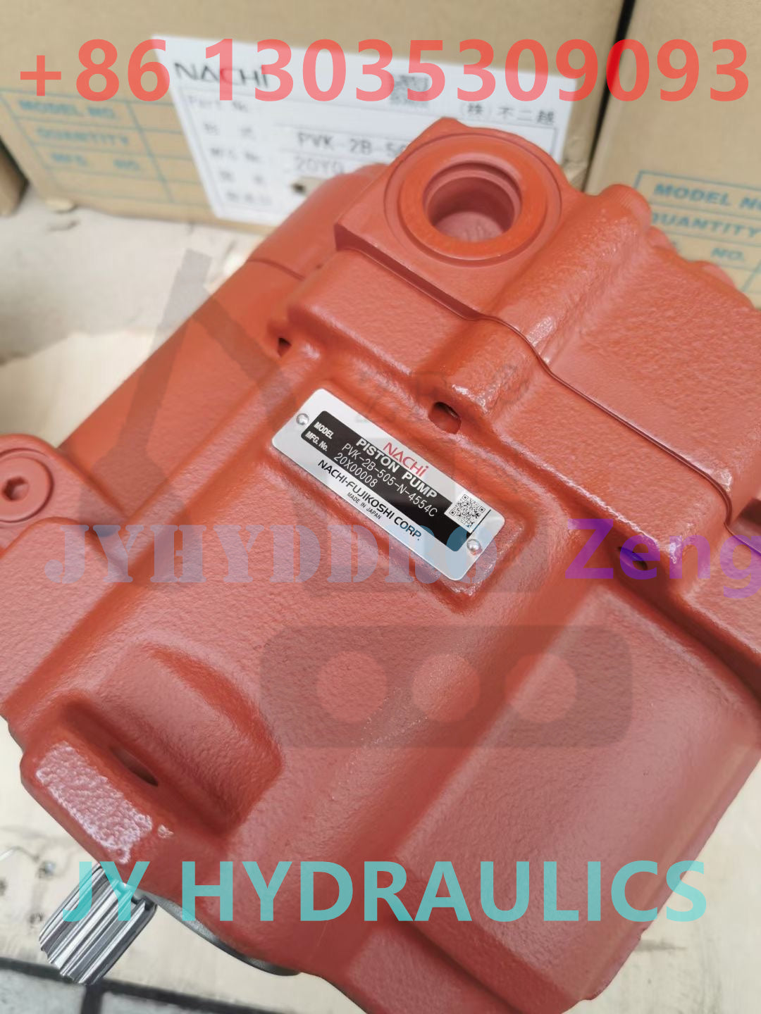 NACHI PVK-2B-505 ORIGINAL HYDRAULIC PUMP