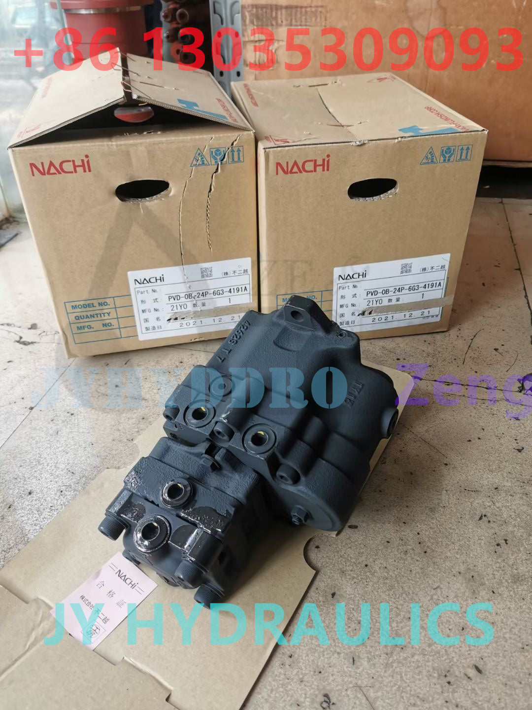 NACHI PVD-0B-24P-6G3-4191A ORIGINAL HYDRAULIC PUMP