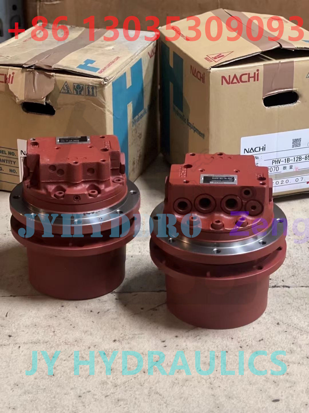 NACHI PHV-1B-12B FINAL DRIVE TRAVEL MOTOR ASSY&GEARBOX