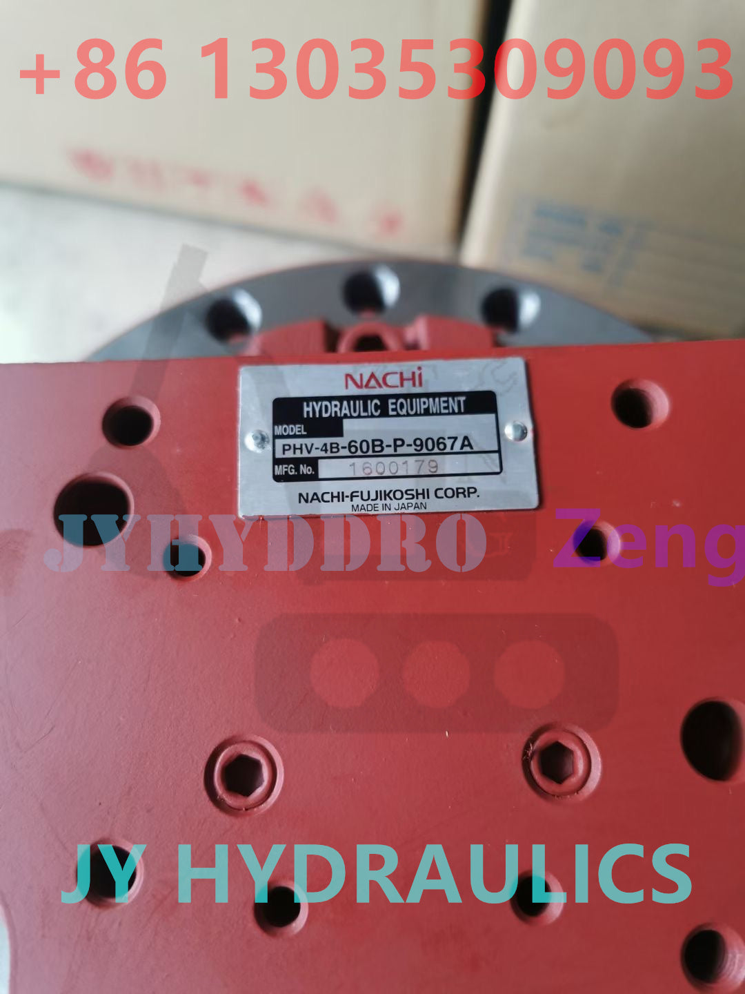 NACHI PHV-4B-60 FINAL DRIVE TRAVEL MOTOR ASSY&GEARBOX