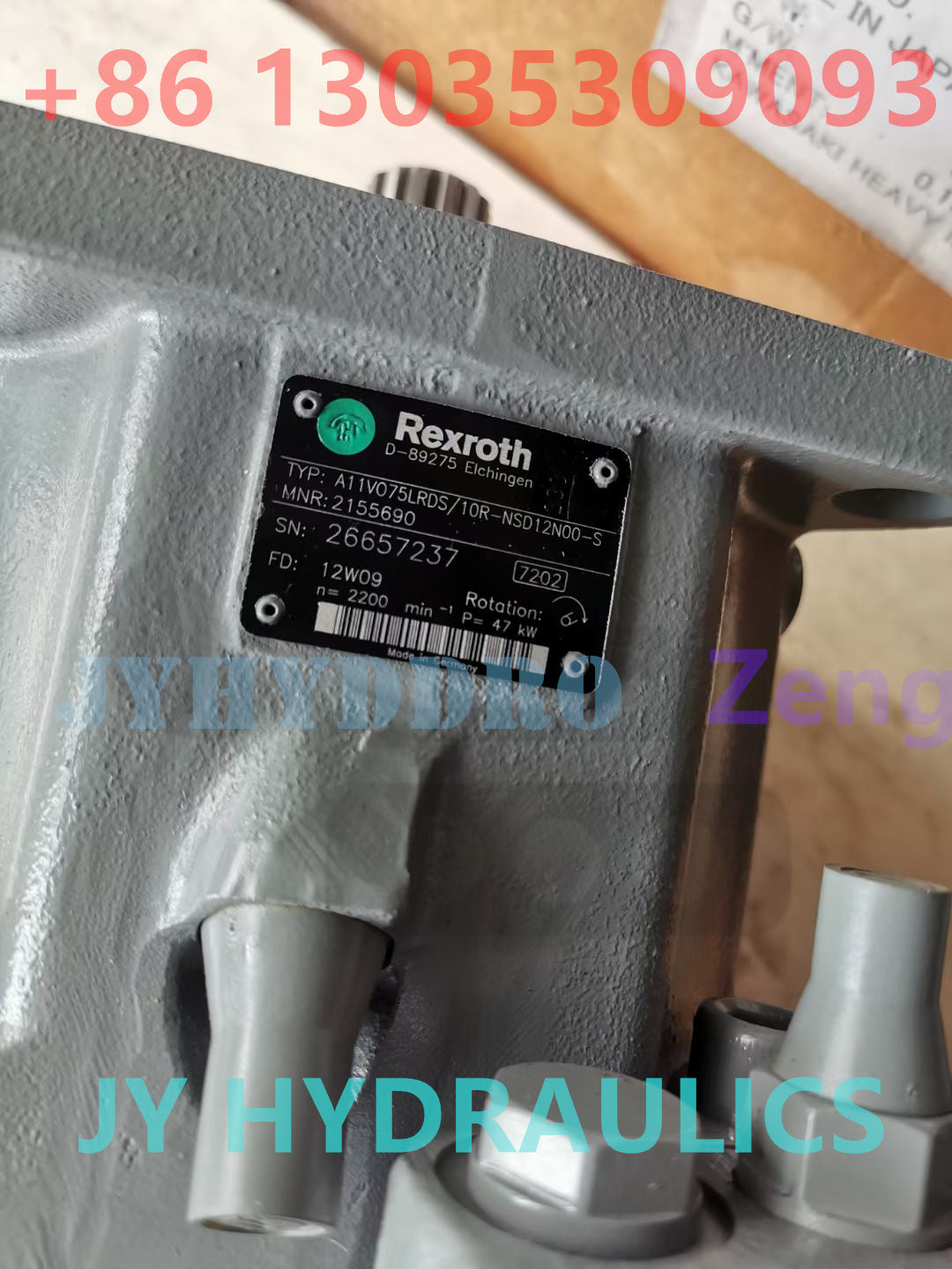 REXROTH A11VO75 HYDRAULIC PUMP