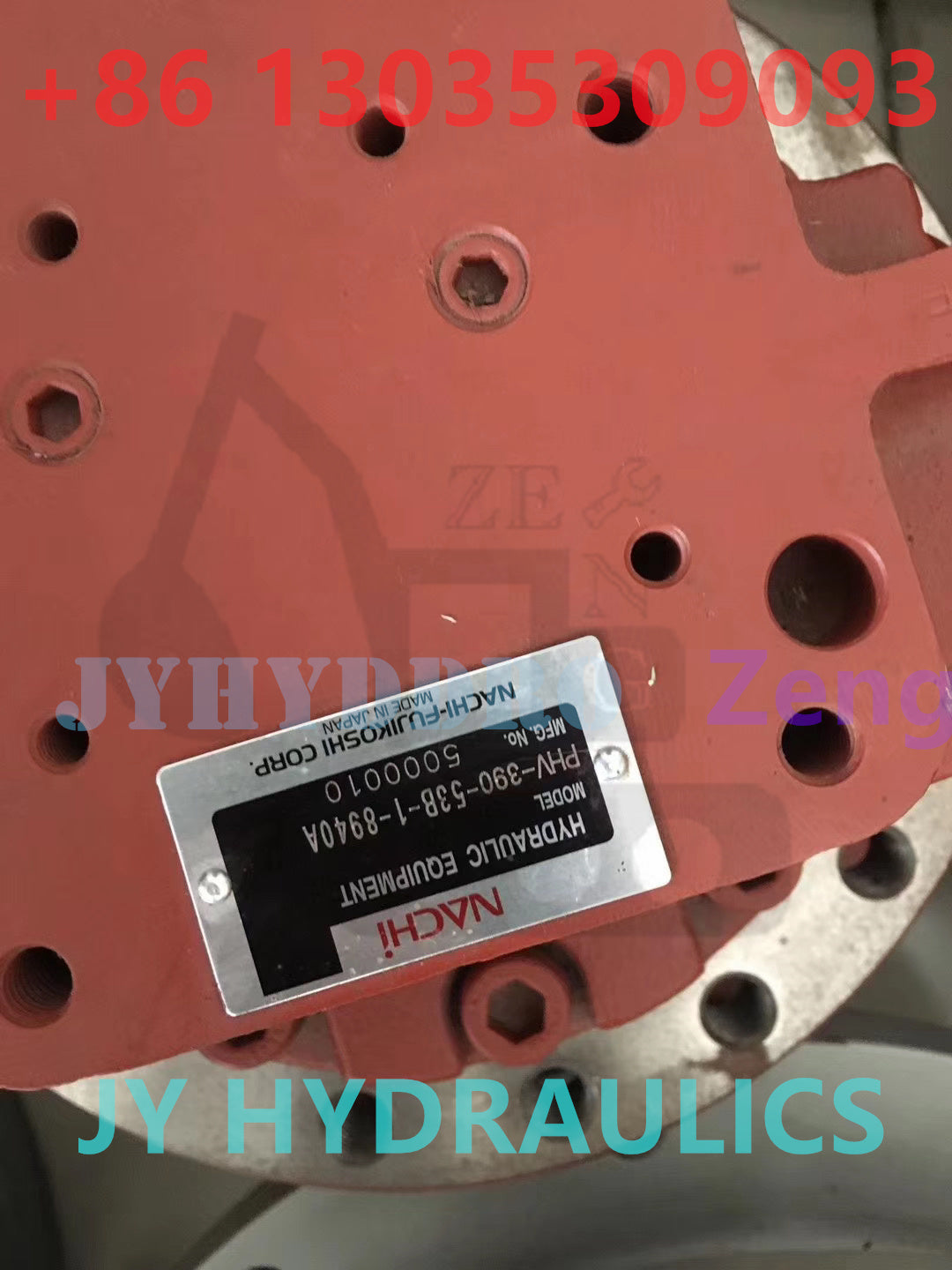 NACHI PVH-390-53B FINAL DRIVE TRAVEL MOTOR ASSY FOR YUCHAI YC35 EXCAVATOR