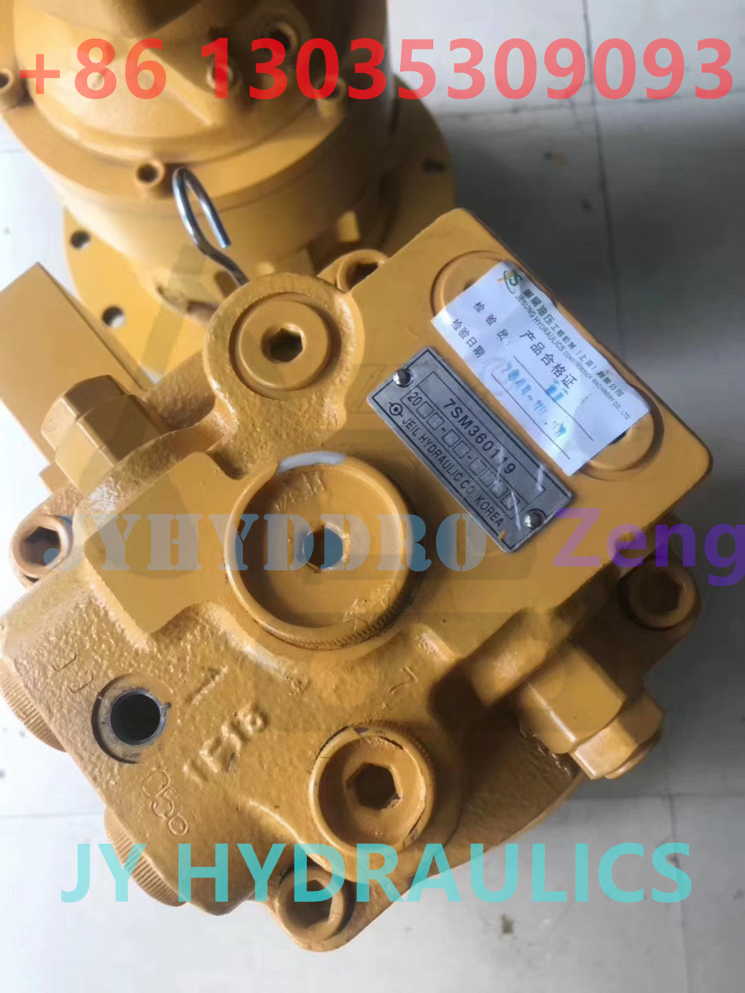 JEIL 6SM330119 7SM360119 SWING MOTOR ASSY FOR LINGONG LG60 EXCAVATOR