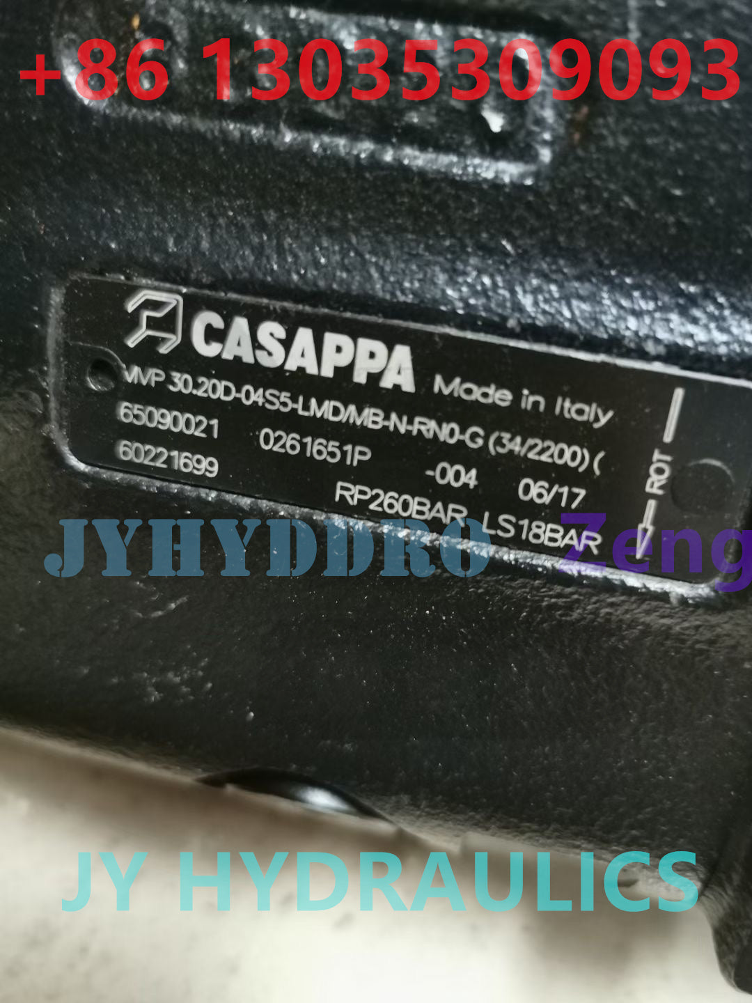 CASAPPA MVP30.20 HYDRAULIC PUMP FOR SANY SY16 EXCAVATOR
