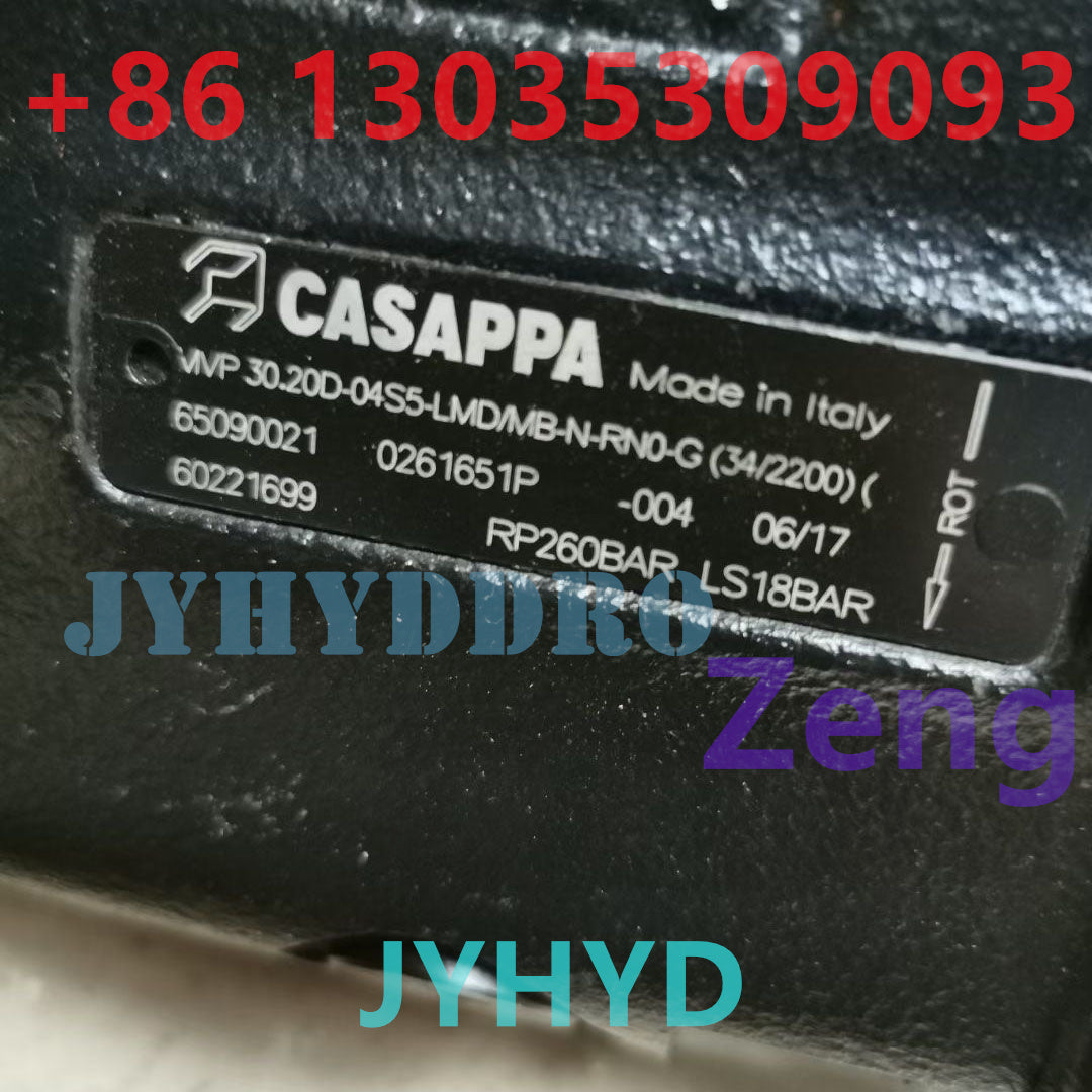 CASAPPA MVP30.20D-04S5-LMD/MB-N-RN3-G(34-220) 65090021 0261651P-004 60221699 RP260BAR LS18BAR HYDRAULIC PUMP