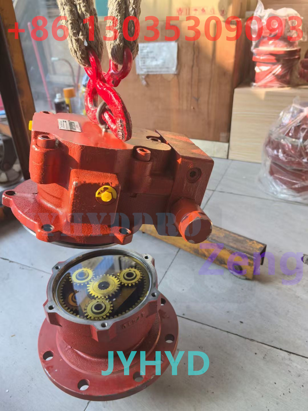 YANMAR VIO55 EXCAVATOR PCL-120-18B SWING MOTOR & SWING REDUCTION GEARBOX