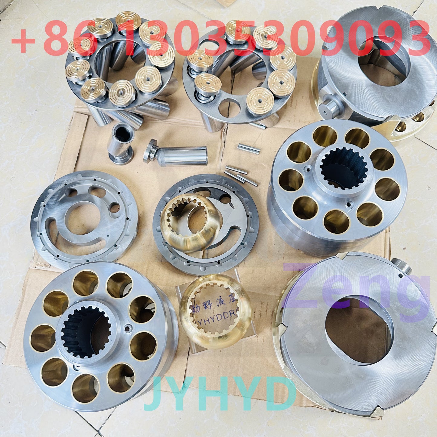 KOMATSU 708-2J-11120 HYDRAULIC PUMP ROTARY GROUP
